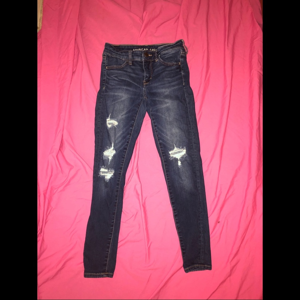 Dark wash American Eagle Jeans